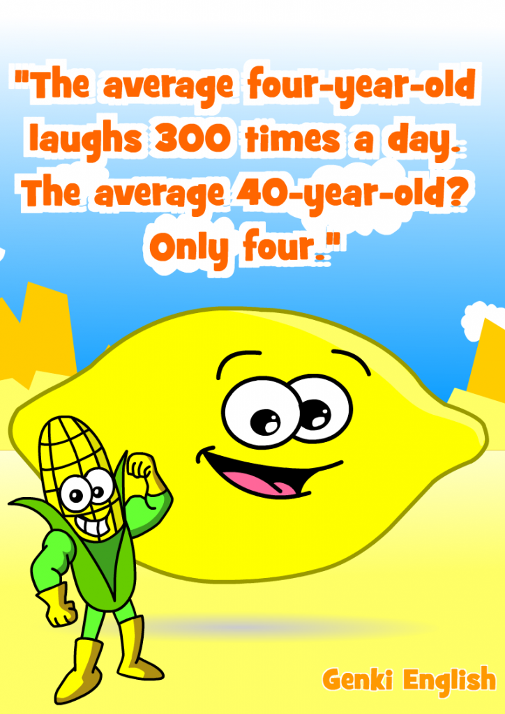 400 laughs per day